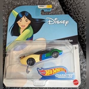 Disney Mulan hot wheels character car brand new